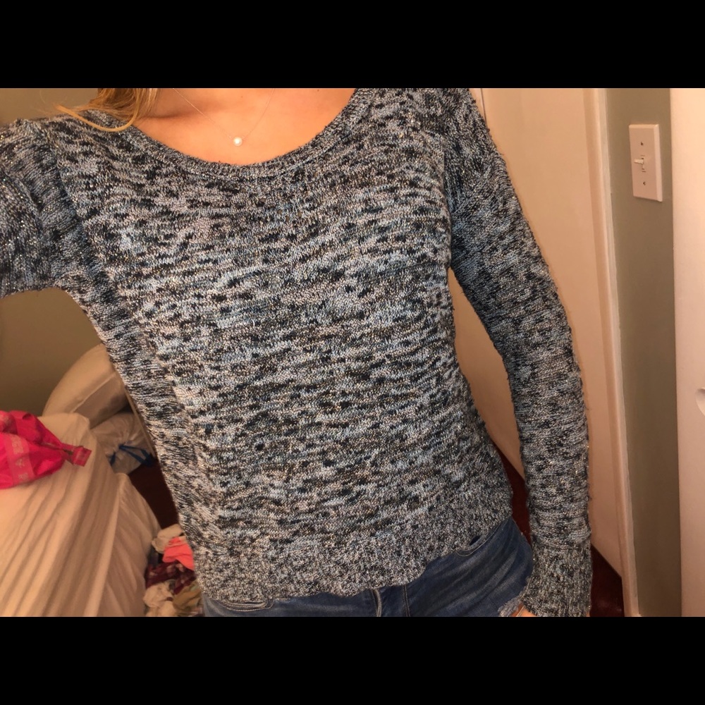 Small American Eagle navy blue sweater